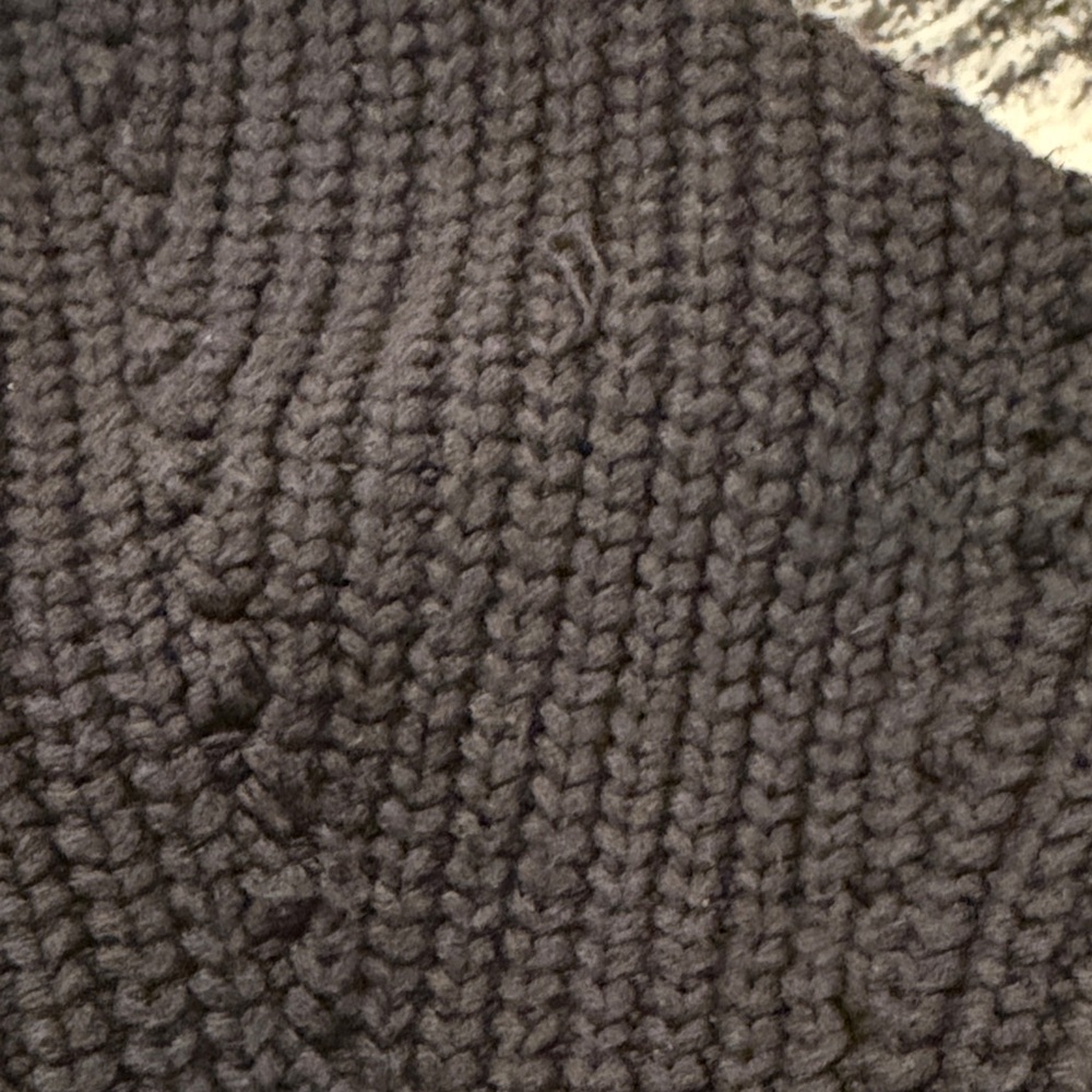 Free People Black Chunky Open-Front Knit Cardigan - Picture 4 of 6